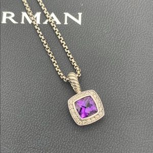 David Yurman Petite Albion Amethyst & Diamond